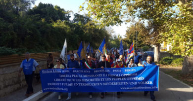 XI marcia internazionale per la libertà delle minoranze e dei popoli oppressi - Campagnano di Roma - 13 ottobre 2018