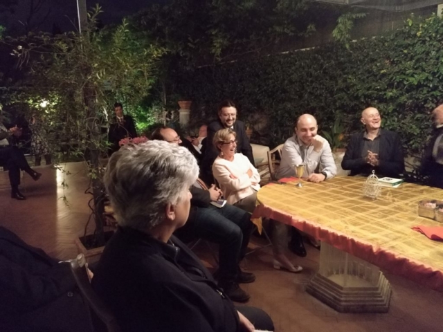 Roma, una cena tra amici, 12 dicembre 2018