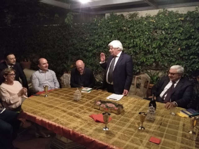 Roma, una cena tra amici, 12 dicembre 2018