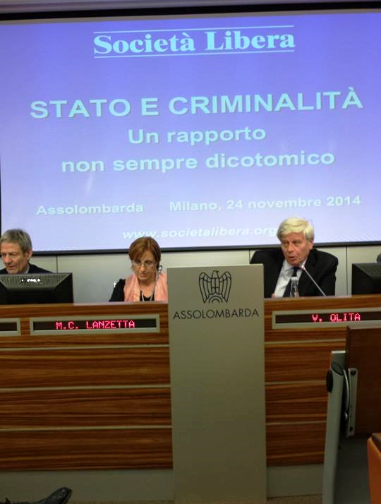 STATO E CRIMINALITA' - Roma, Catanzaro, Milano, Firenze, Cremona, Varese, Reggio Calabria, Napoli, Strongoli, Decollatura, Salerno - 2014-2015