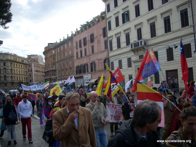 Roma, II Marcia Internazionale per la Libertà, 24 ottobre 2009