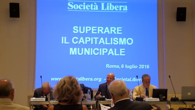 Roma, Presentazione Superare il capitalismo municipale, 6 luglio 2016