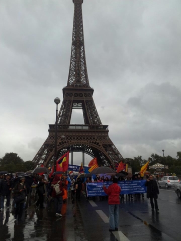 Parigi, V Marcia per la LIbertà, 13 ottobre 2012