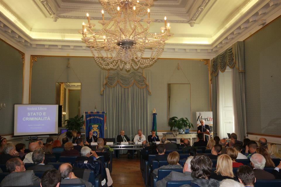 Salerno, Convegno Stato e criminalità, 10 novembre 2012