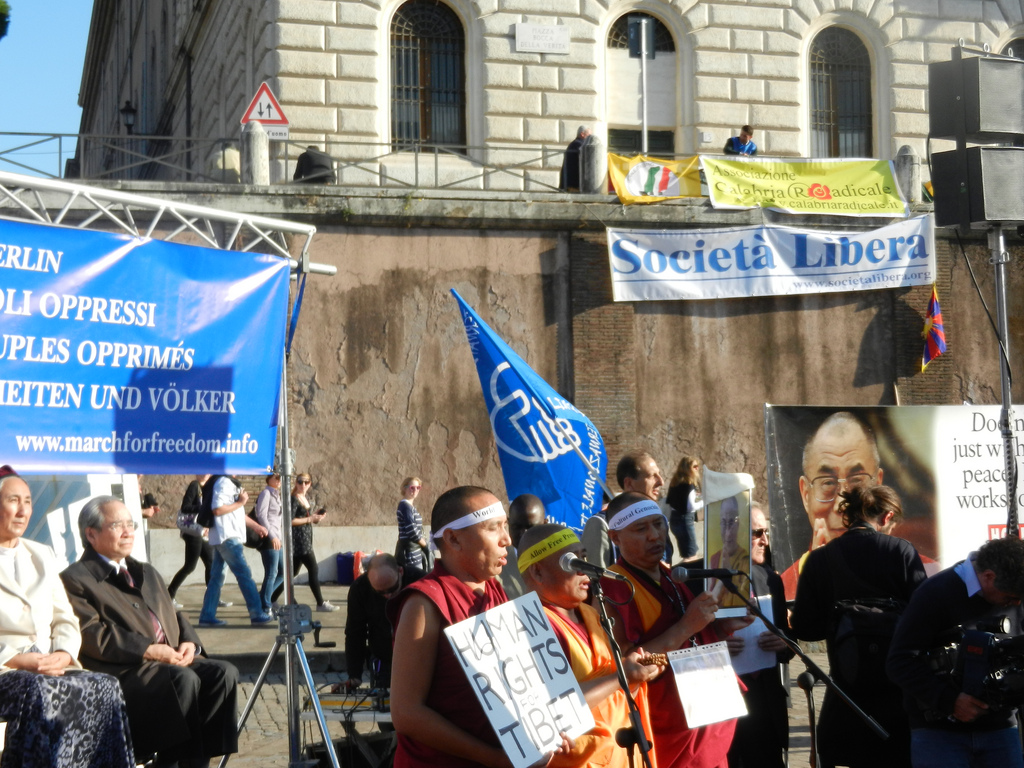 Roma, IV Marcia Internazionale per la Libertà, 22 ottobre 2011