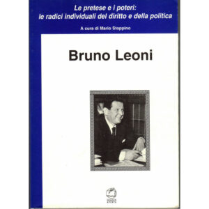 La copertina del libro Bruno Leoni