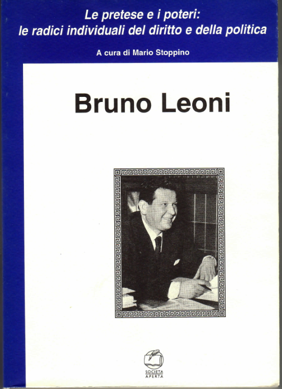 La copertina del libro Bruno Leoni