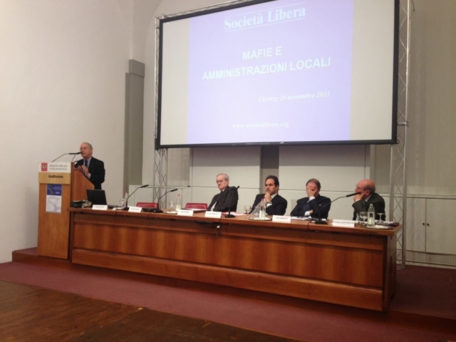 Firenze, Convegno Mafie e amministrazioni locali, 16 novembre 2013