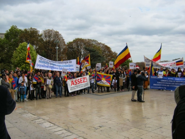 Roma e Parigi, VI Marcia per la Libertà delle Minoranze e dei Popoli Oppressi, 19 ottobre 2013