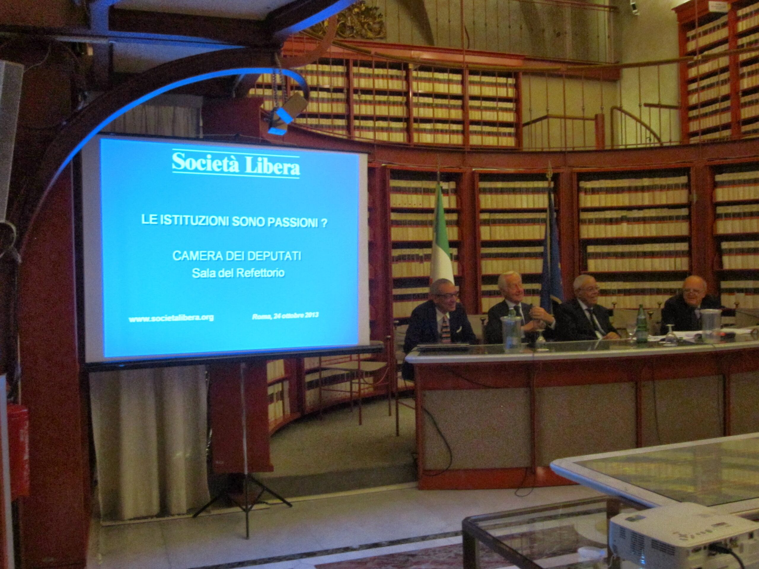Roma, Convegno Le Istituzioni sono passioni, 24 ottobre 2013