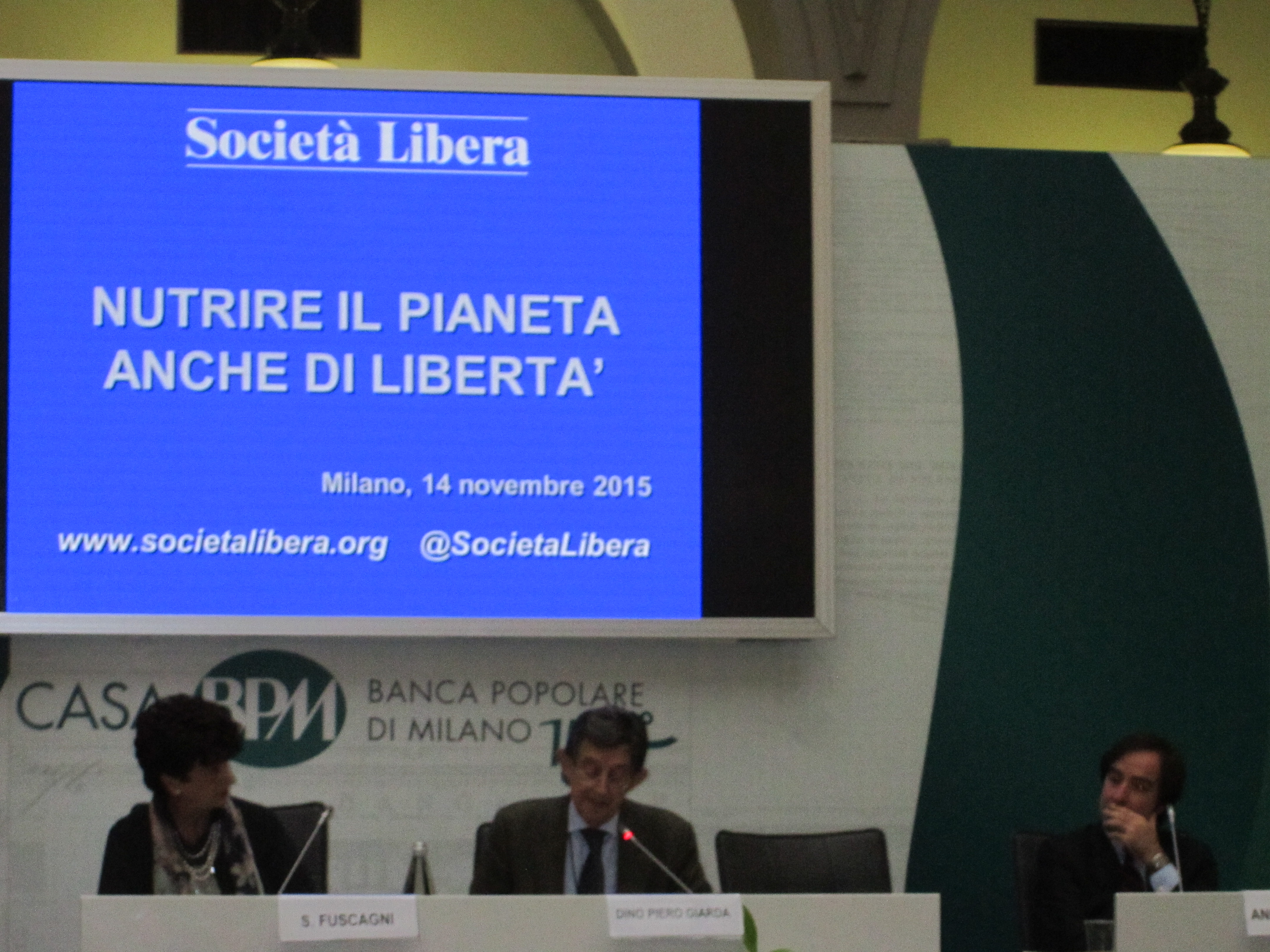 Milano, Nutrire il Pianeta anche di Libertà, 14 novembre 2015