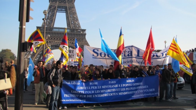Parigi, IV Marcia Internazionale per la Libertà, 22 ottobre 2011