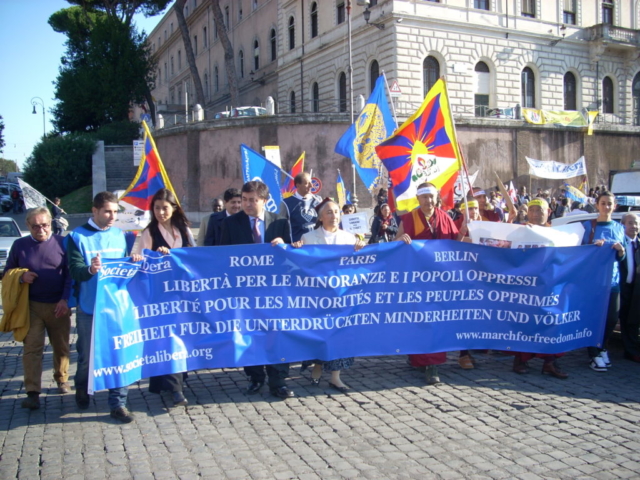 Roma, IV Marcia Internazionale per la Libertà, 22 ottobre 2011