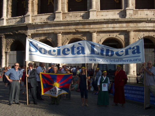 Roma e Parigi, Presentazione della IV Marcia per la LIbertà, 9 settembre 2011