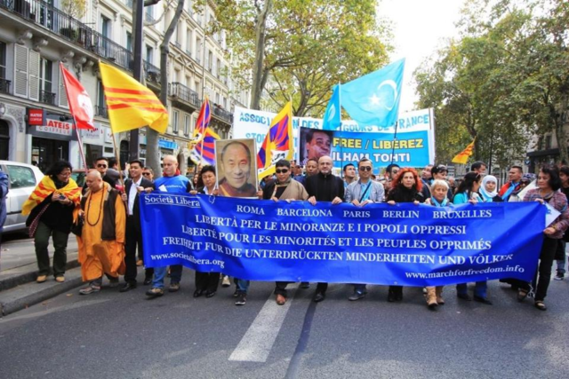 Roma e Parigi, VIII Marcia Internazionale per la Libertà, 10 ottobre 2015
