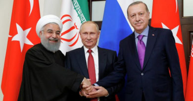 I Presidenti di Iran, Russia e Turchia