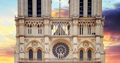 La facciata della Cattedrale Notre-Dame di Parigi