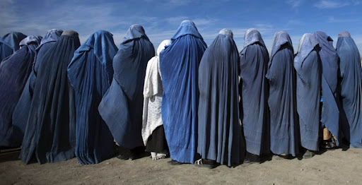 Donne Afghane con il burka