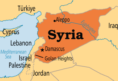 Cartina politica della Siria